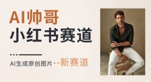 AI一键生成帅哥,新思路新赛道,涨粉迅速,轻松月入过万-董叔项目网