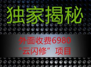外面收费2980的”云闪修”项目大揭秘-董叔项目网