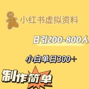 小红书动漫治愈图文的玩法，日引200-800人，小白单日变现300+-董叔项目网