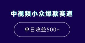 中视频小众爆款赛道,7天涨粉5万+,小白也能无脑操作,轻松月入上万【揭秘】-董叔项目网