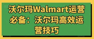 沃尔玛Walmart运营必备：沃尔玛高效运营技巧-董叔项目网