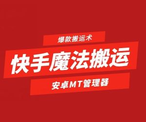 快手魔法搬运,1:1爆款搬运术,仅限安卓手机-董叔项目网