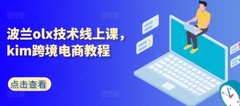 波兰olx技术线上课，kim跨境电商教程-董叔项目网