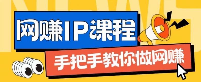 ip合伙人打造1.0，从0到1教你做网创，实现月入过万【揭秘】-董叔项目网