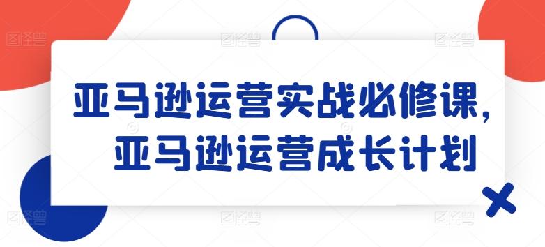 亚马逊运营实战必修课，亚马逊运营成长计划-董叔项目网
