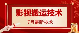 7月29日最新影视搬运技术，各种破百万播放-董叔项目网