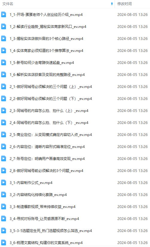 图片[1]-实体店老板获客特训营：认知、定位、文案、矩阵、直播、AI等(72节-董叔项目网