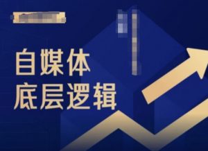 2024自媒体底层逻辑录播课，自媒体小白必看-董叔项目网