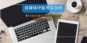自媒体IP-起号实战班:教你如何靠打造设计个人IP,年赚到100万!-董叔项目网