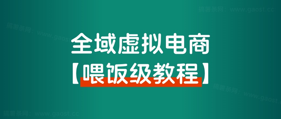 【喂饭级教程】全域虚拟电商实操手册,年赚百万项目背后的秘密!-董叔项目网