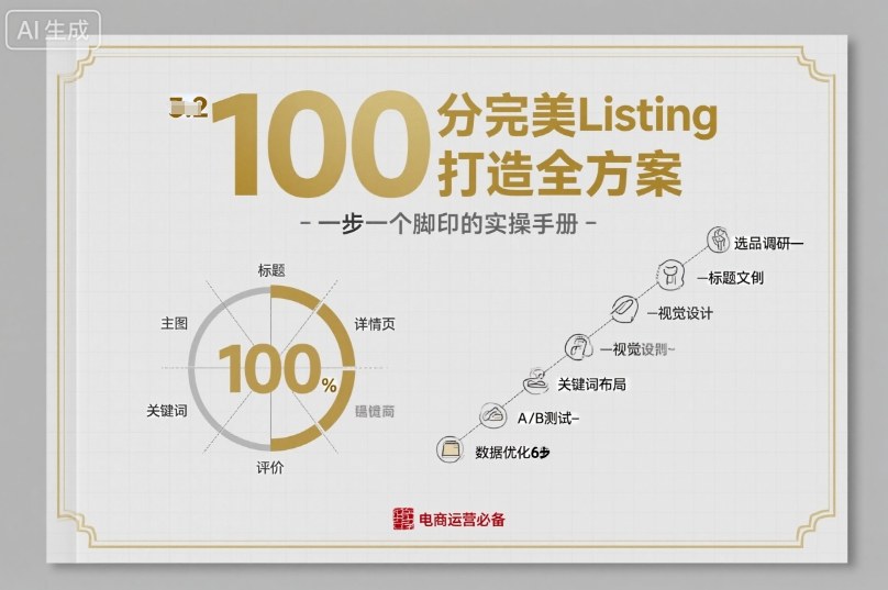100分完美Listing打造全方案,想要完美listing必须是需要一步一个脚印的-董叔项目网