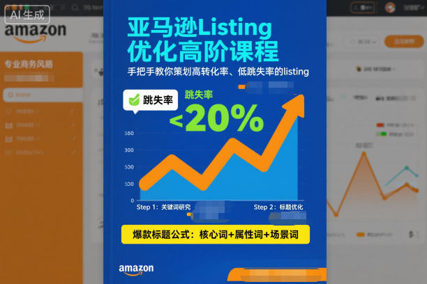 亚马逊Listing优化高阶课程，手把手教你策划高转化率、低跳失率的listing-董叔项目网