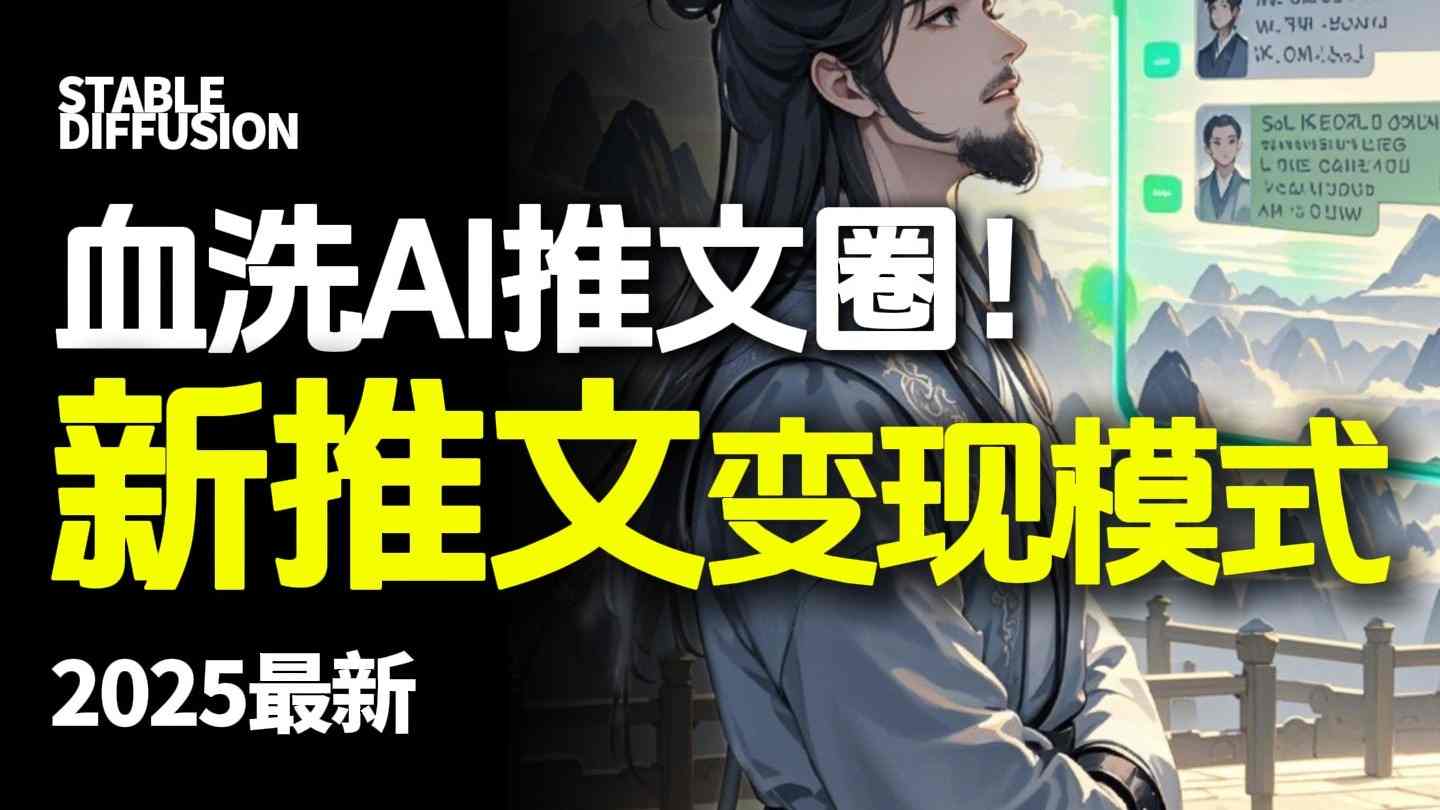 最新AI动态电影漫画小说推文，全流程实操教学，小白也能月入1W+-董叔项目网