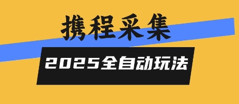 2025携程信息采集全自动玩法，高单价，零人工，全天开干【揭秘】-董叔项目网