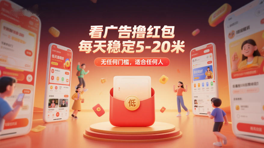 看广告撸红包，每天稳定5-20米，无任何门槛，适合任何人-董叔项目网