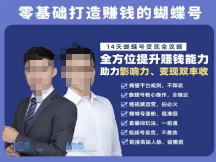 蝴蝶号专栏-视频号运营教程，零基础打造挣钱的蝴蝶号，14天蝴蝶号变现全攻略-董叔项目网