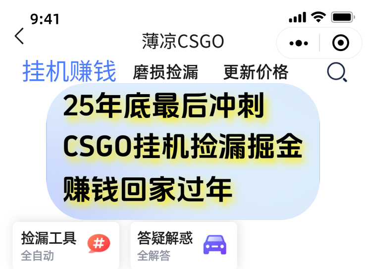 12月年底抓紧最后一个月,用CSGO游戏挂机捡漏掘金赚钱掘金,一部手机轻松日入500+-董叔项目网