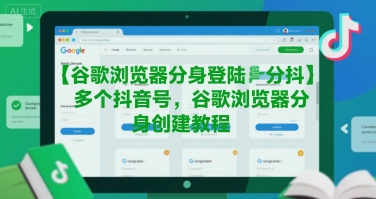 谷歌浏览器分身登陆多个抖音号，谷歌浏览器分身创建教程-董叔项目网