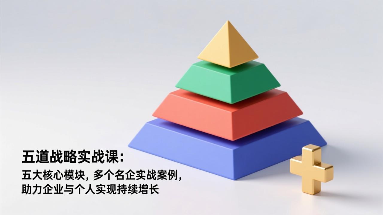 五道战略实战课：五大核心模块，多个名企实战案例，助力企业与个人实现持续增长-董叔项目网