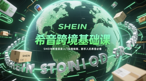 希音跨境基础课,SHEIN希音卖家入门实操指南,新手入坑希音必看-董叔项目网