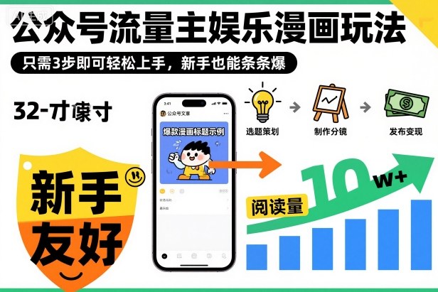 ‍‬⁢‍⁡‍‍⁡​⁣⁤‍‬⁡⁣⁢​⁣‍⁣‌‌⁢​⁡⁡‌​⁢⁣⁢​⁢‌​⁣‬​⁣‬‬⁣⁢​⁢⁣公众号流量主娱乐漫画玩法，只需3步即可轻松上手，新手也能条条爆-董叔项目网