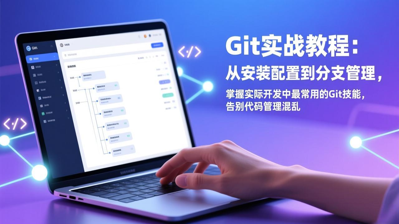 Git实战教程:从安装配置到分支管理,掌握实际开发中最常用的Git技能,告别代码管理混乱-董叔项目网