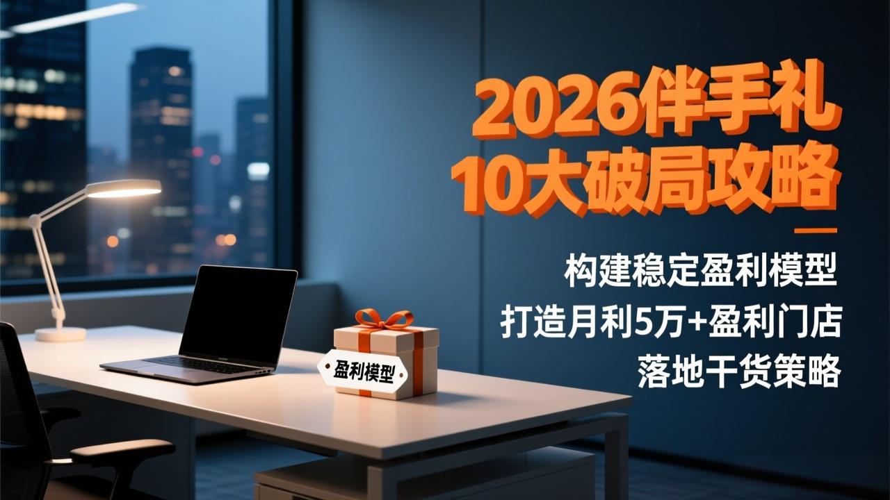 2026伴手礼10大破局攻略：构建稳定盈利模型，打造月利5万+盈利门店，落地干货策略-董叔项目网
