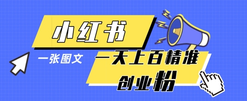 小红书模版一张图片一天轻松引流上百创业粉-董叔项目网