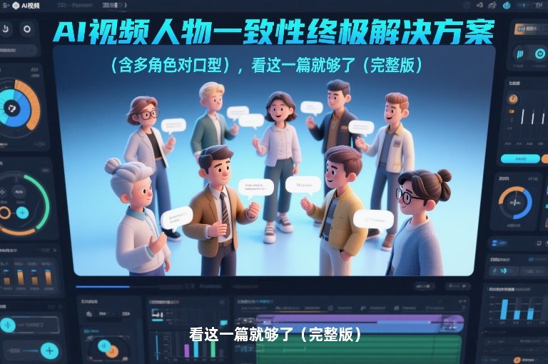 AI视频人物一致性终极解决方案(含多角色对口型)，看这一篇就够了(完整版)-董叔项目网