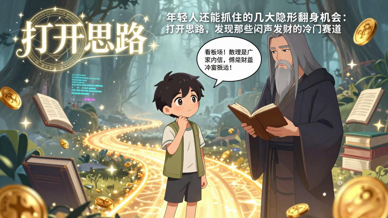 付费文1+2：年轻人还能抓住的几大隐形翻身机会：打开思路，发现那些闷声发财的冷门赛道-董叔项目网