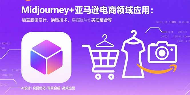 Midjourney+电商领域商业应用：涵盖服装设计、换脸技术、实拍结合等-董叔项目网