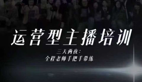 婉婉运营型主播培训线下课，主播四大能力，十小时线下录像+字幕，内容比线上课干-董叔项目网