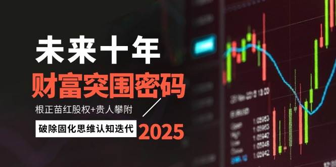 未来十年财富突围密码：根正苗红股权+贵人攀附，破除固化思维认知迭代-董叔项目网