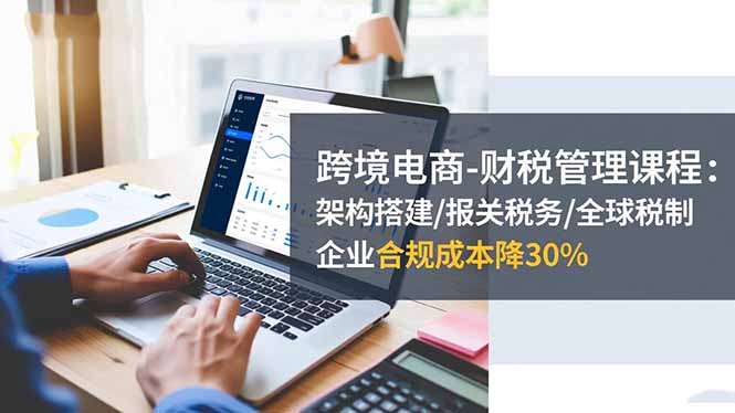 跨境电商-财税管理课程：架构搭建/报关税务/全球税制，企业合规成本降30%-董叔项目网