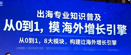 出海专业知识普及，从0到1，8大模块构建你的海外增长引擎-董叔项目网