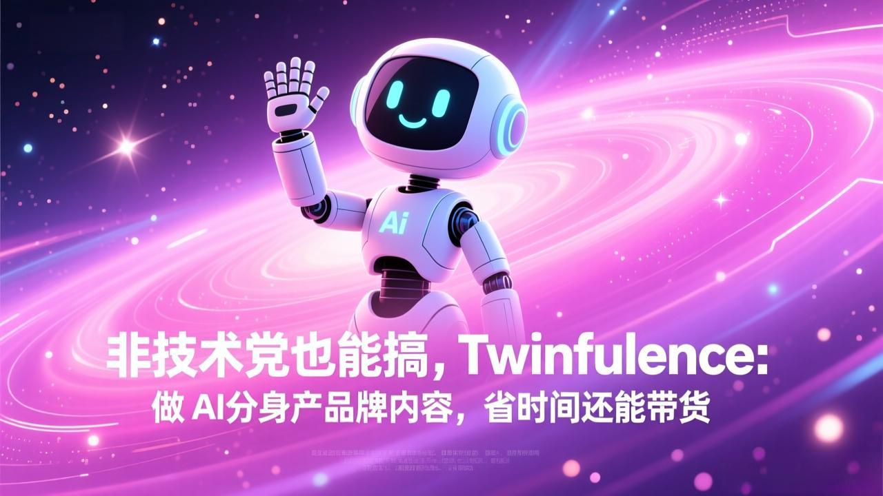 非技术党也能搞!Twinfluence:做 AI 分身产品牌内容,省时间还能带货-董叔项目网