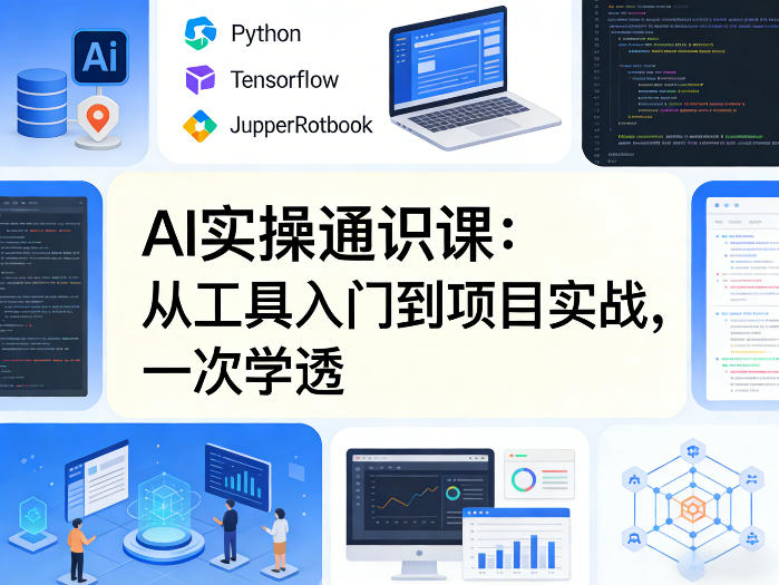AI实操通识课，从工具入门到项目实战，一次学透-董叔项目网