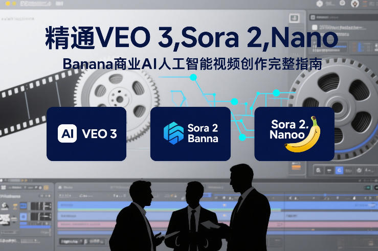 精通VEO 3，Sora 2，Nano Banana商业AI人工智能视频创作完整指南-董叔项目网