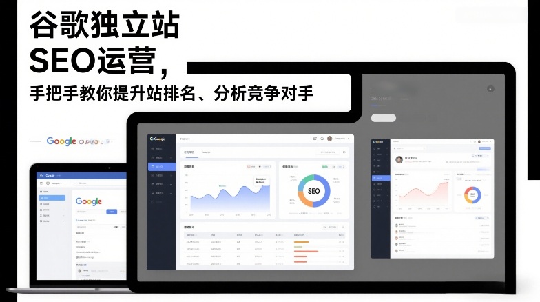 谷歌独立站SEO运营，手把手教你提升网站排名、分析竞争对手(更新2026)-董叔项目网