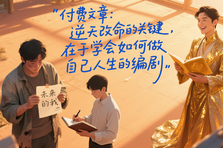 付费文章：逆天改命的关键，在于学会如何做自己人生的编剧-董叔项目网