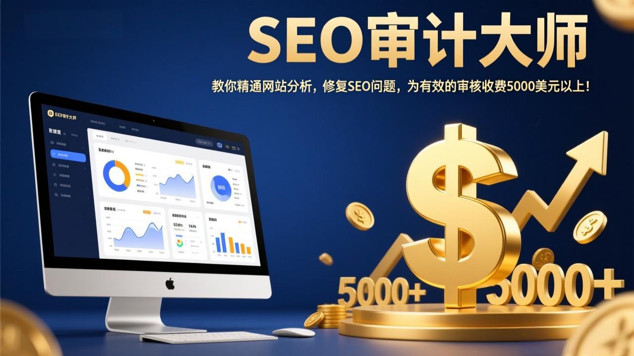 SEO审计大师:教你精通网站分析,修复SEO问题,为有效的审核收费5000美元以上!-董叔项目网