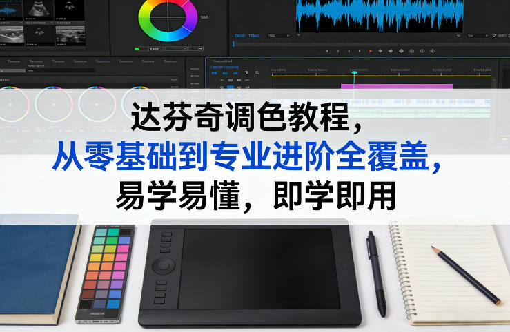 达芬奇调色教程，从零基础到专业进阶全覆盖，易学易懂，即学即用-董叔项目网