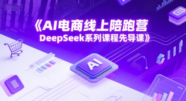 AI电商线上陪跑营，DeepSeek系列课程先导课-董叔项目网