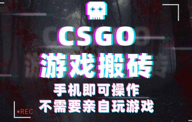 CSGO游戏挂机捡漏，单日扫货500+，年底小高峰上车可吃肉，手机即可操作...-董叔项目网