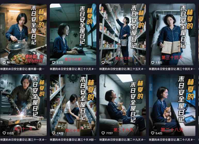 十个作品涨粉近20W！用AI制作末日安全日记连载，日入4位数，评论区爆肝求更新(附详细步骤)-董叔项目网