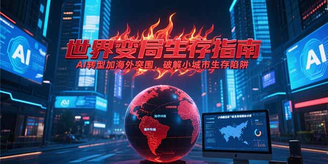 付费文章《世界变局生存指南,AI转型加海外突围,破解小城市生存陷阱》-董叔项目网