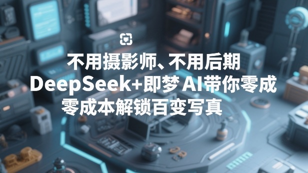 不用摄影师、不用后期，DeepSeek+即梦AI带你零成本解锁百变写真！-董叔项目网