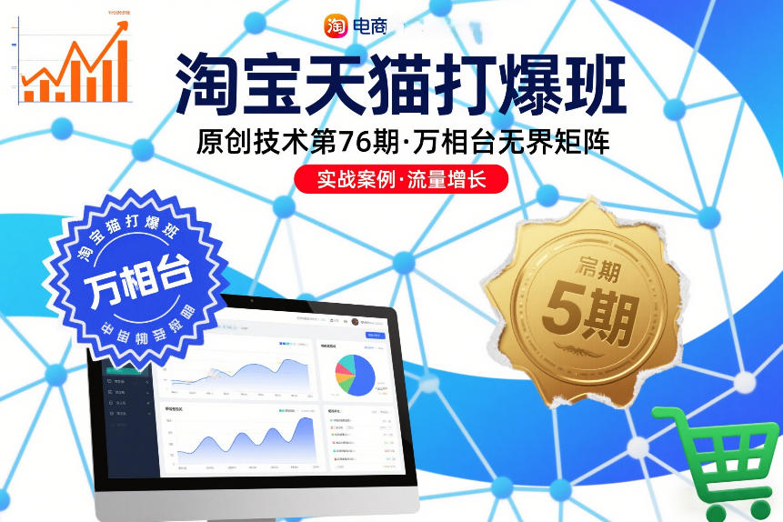 淘宝天猫打爆班原创技术第76期,万相台无界矩阵-董叔项目网