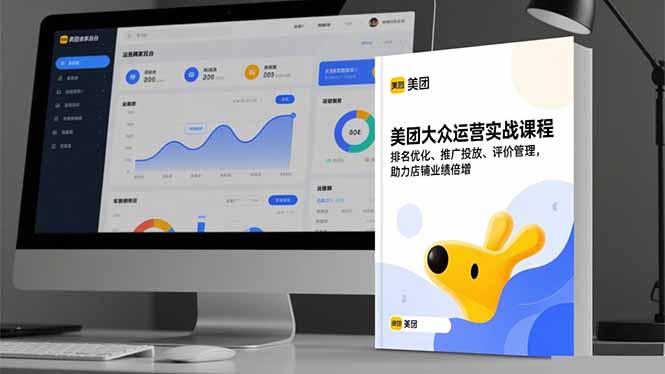 美团大众运营实战课程，排名优化、推广投放、评价管理，助力店铺业绩倍增-董叔项目网
