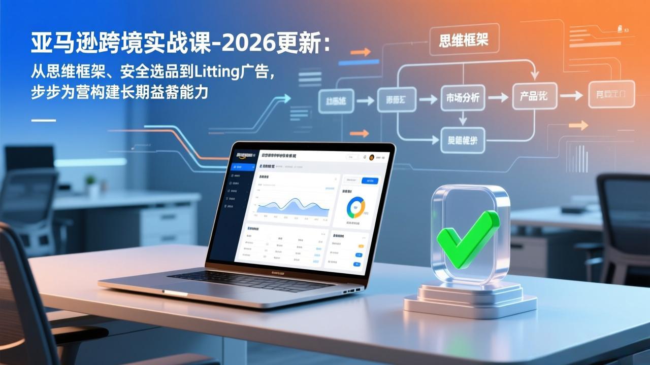 亚马逊跨境实战课-2026更新：从思维框架、安全选品到Listing广告，步步为营构建长期盈利能力-董叔项目网